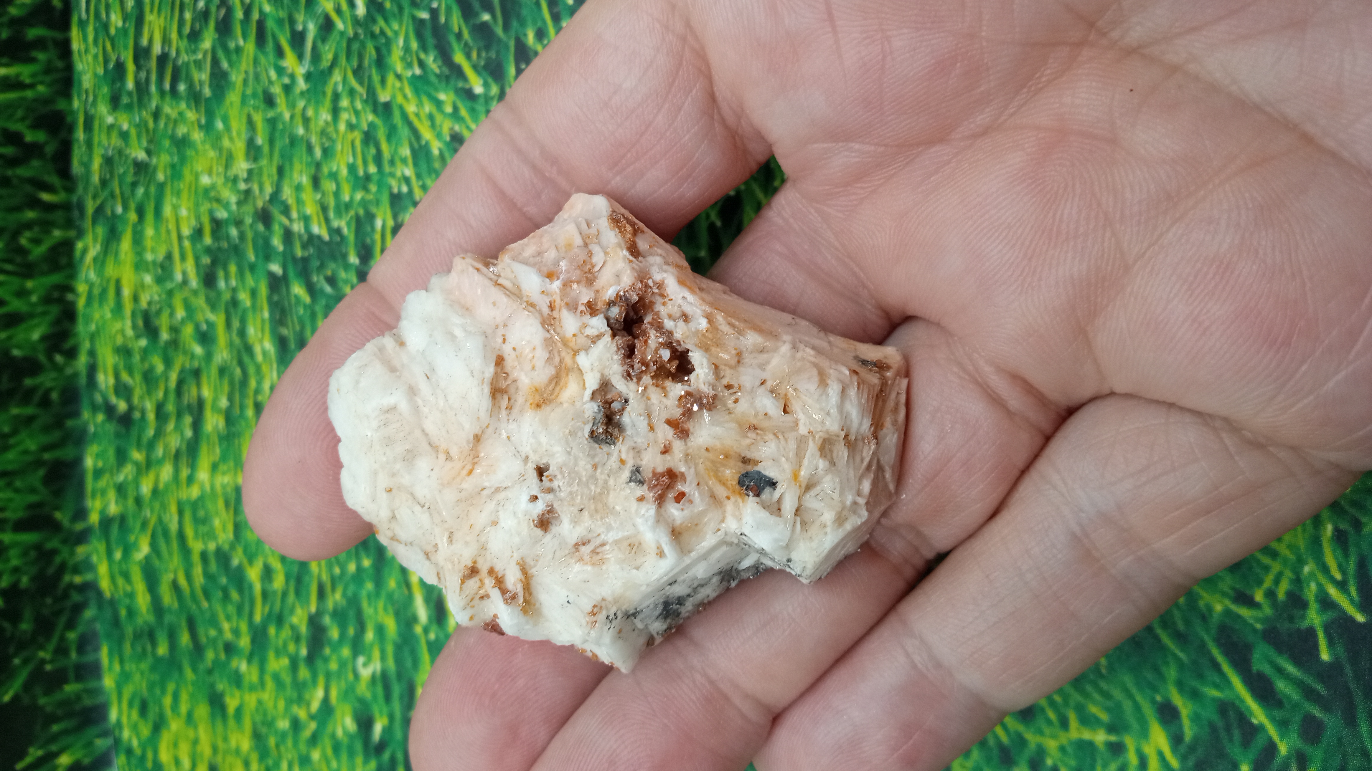 Vanadinite with Blades Mineral Specimen 