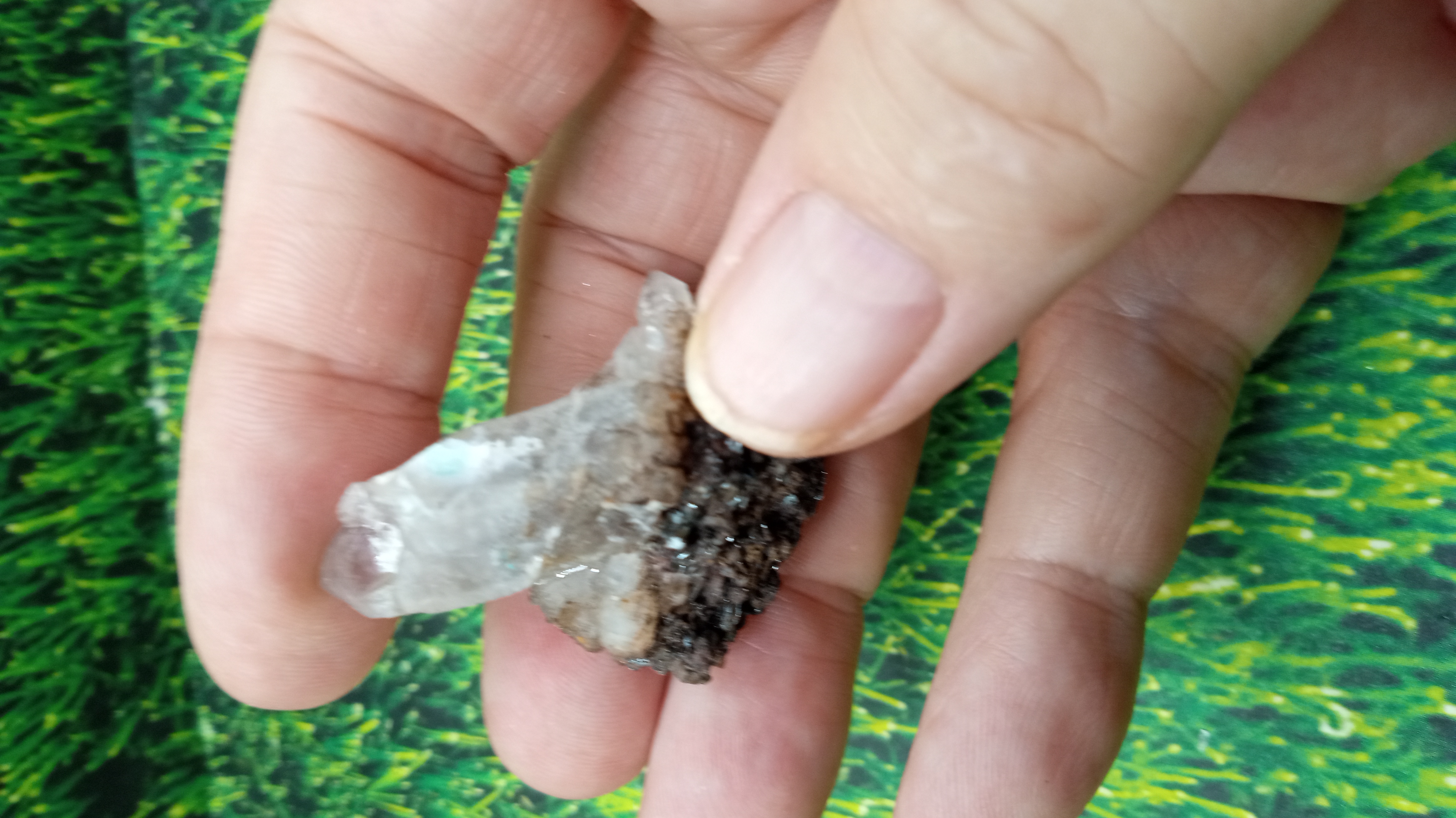 Quartz Crystal Cluster - OroGrande New Mexico ~