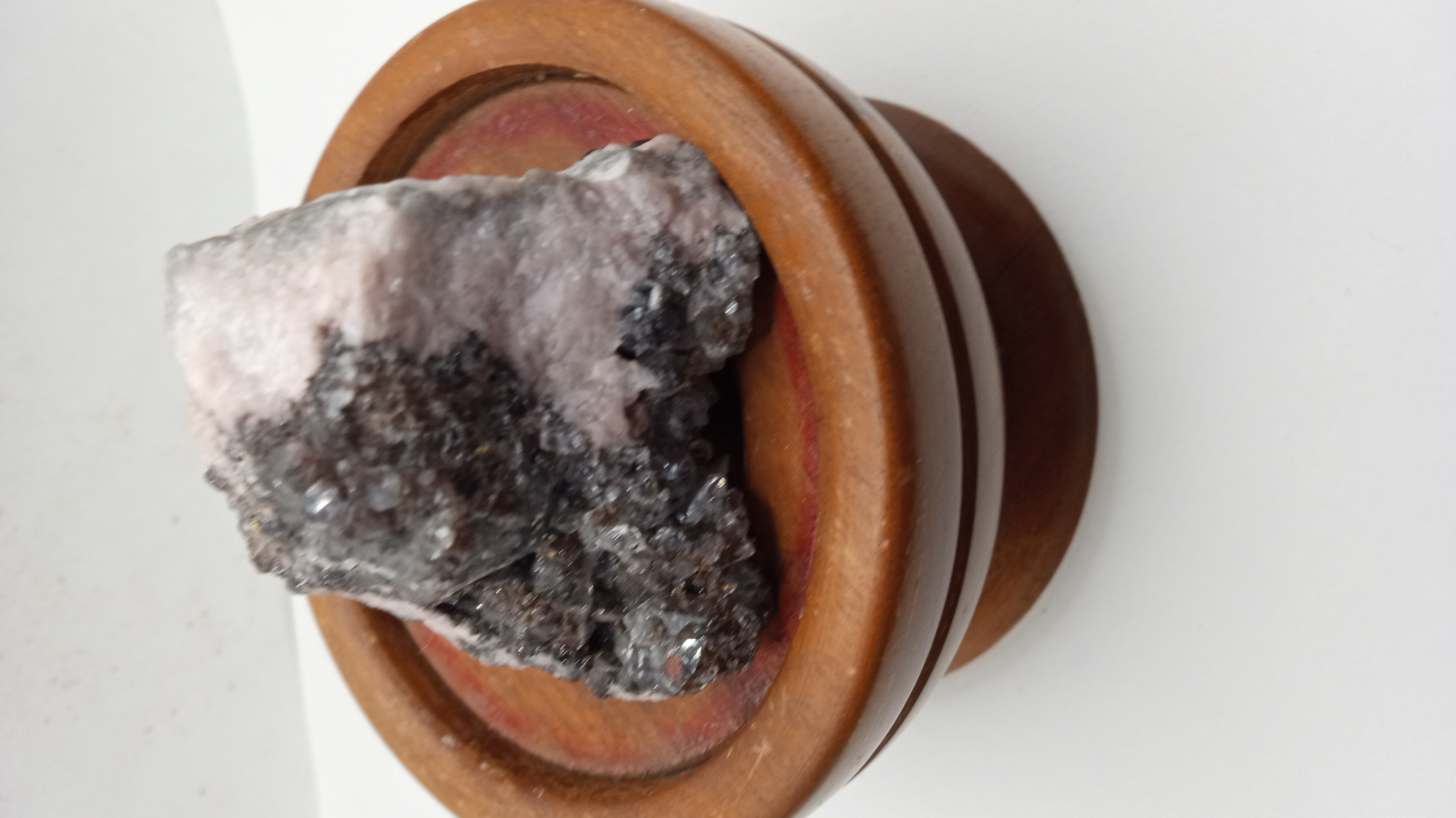 Pyrite with Calcite Stunning on Stand - New Mexico -