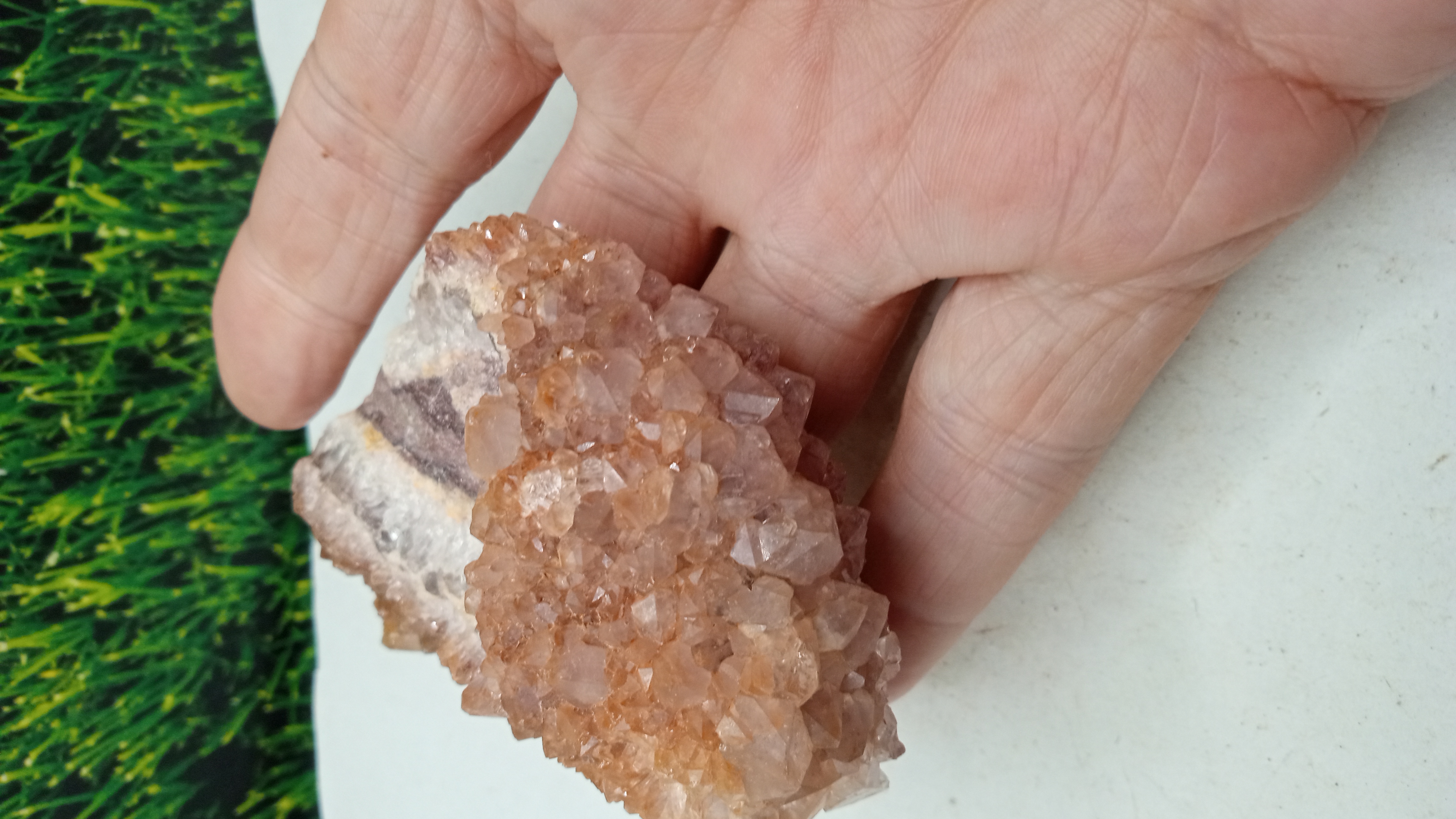 Beautiful Peach Quartz Mineral Specimen - Arizona -