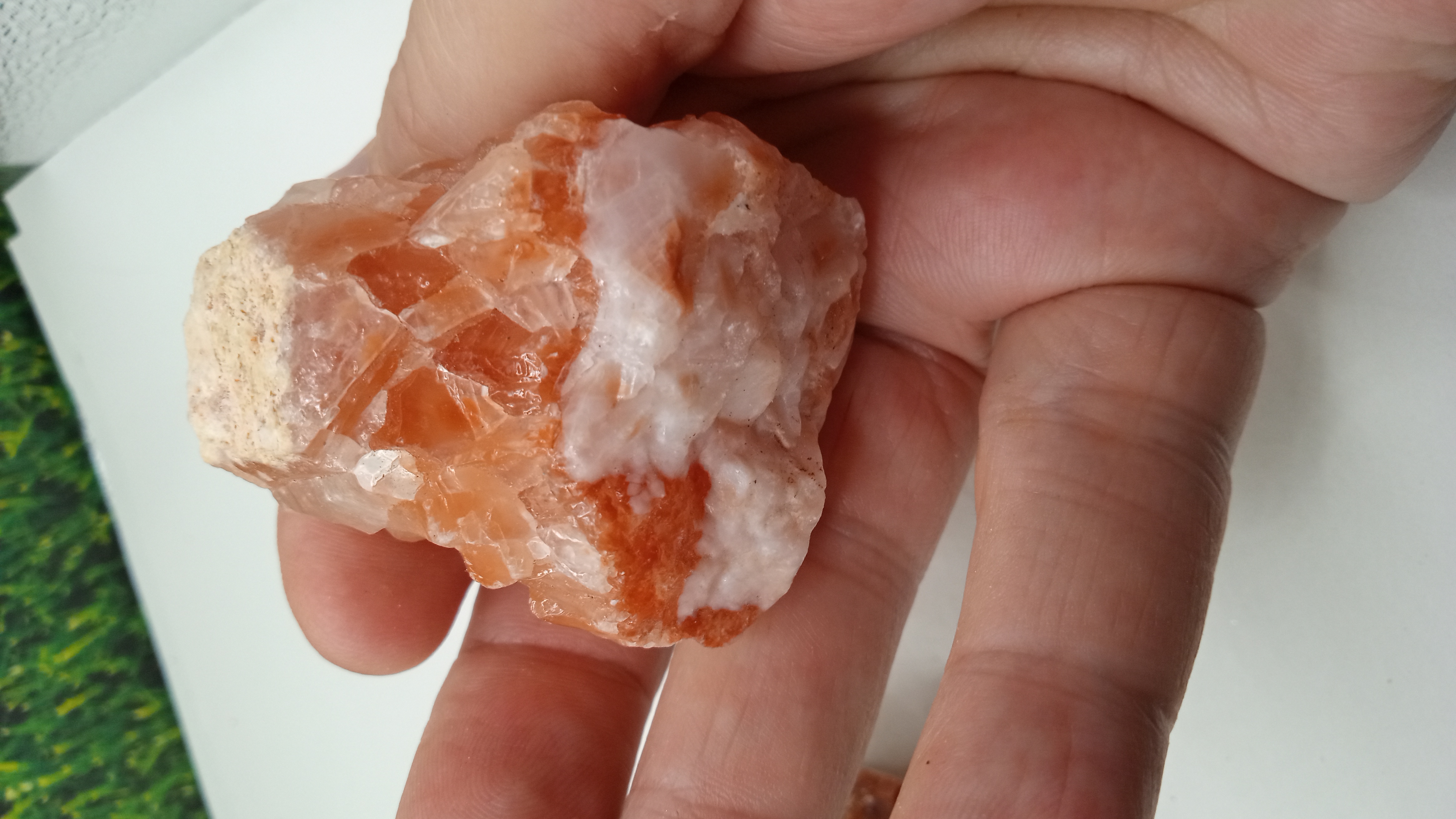 Beautiful Red Calcite Mineral Specimens - ( 2 )  Included ~ Mexico ~
