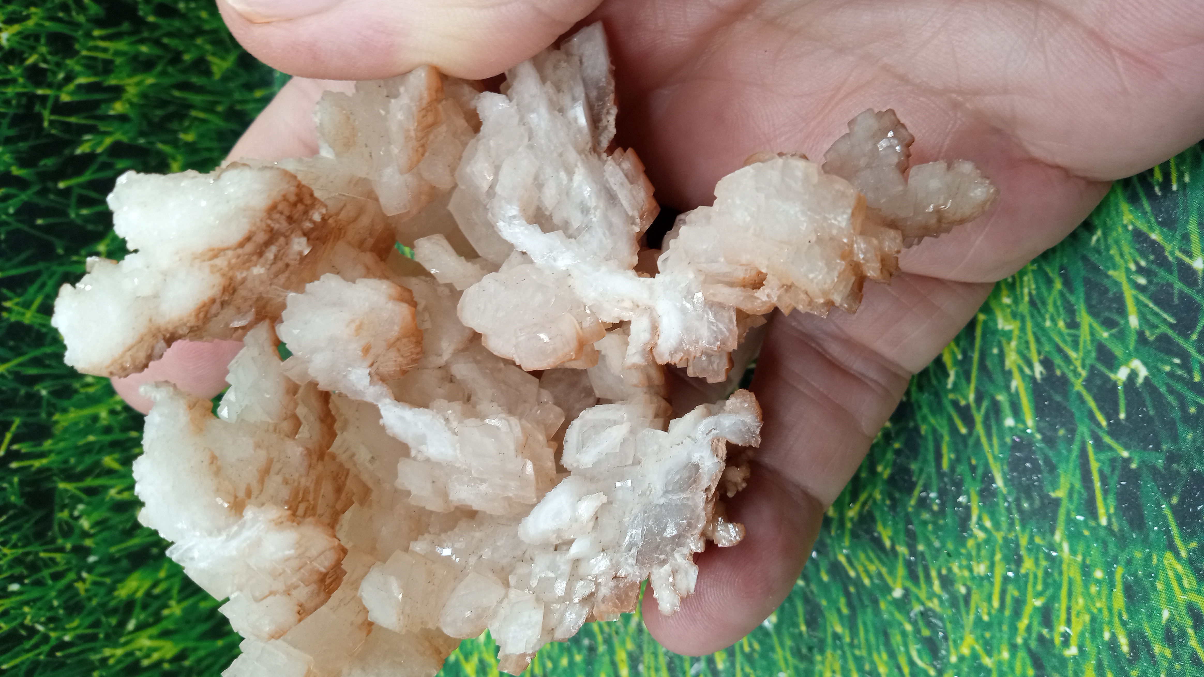 Stilbite / Halite / Western India - 