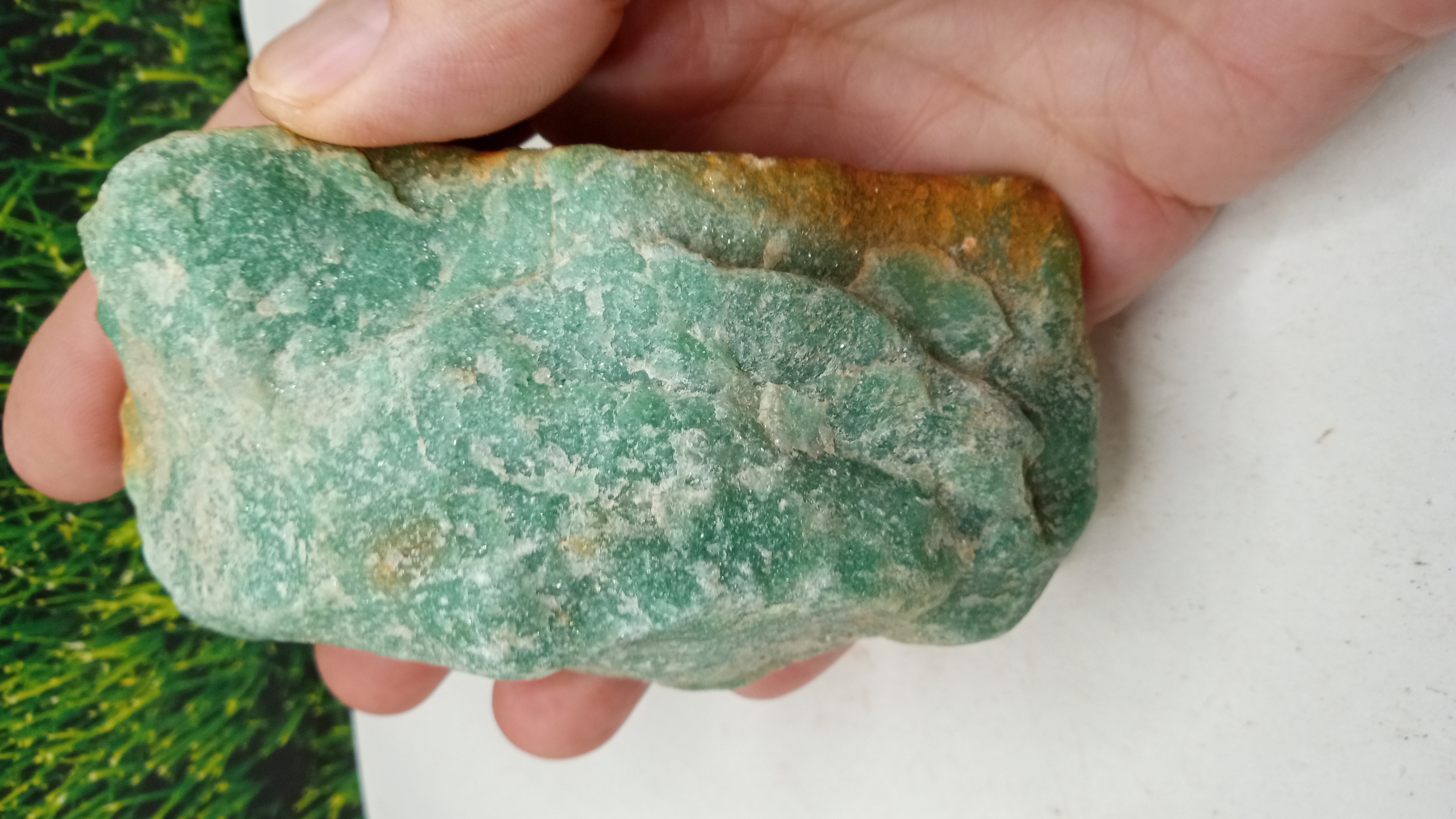 Aventurine Mineral Specimen - INDIA -