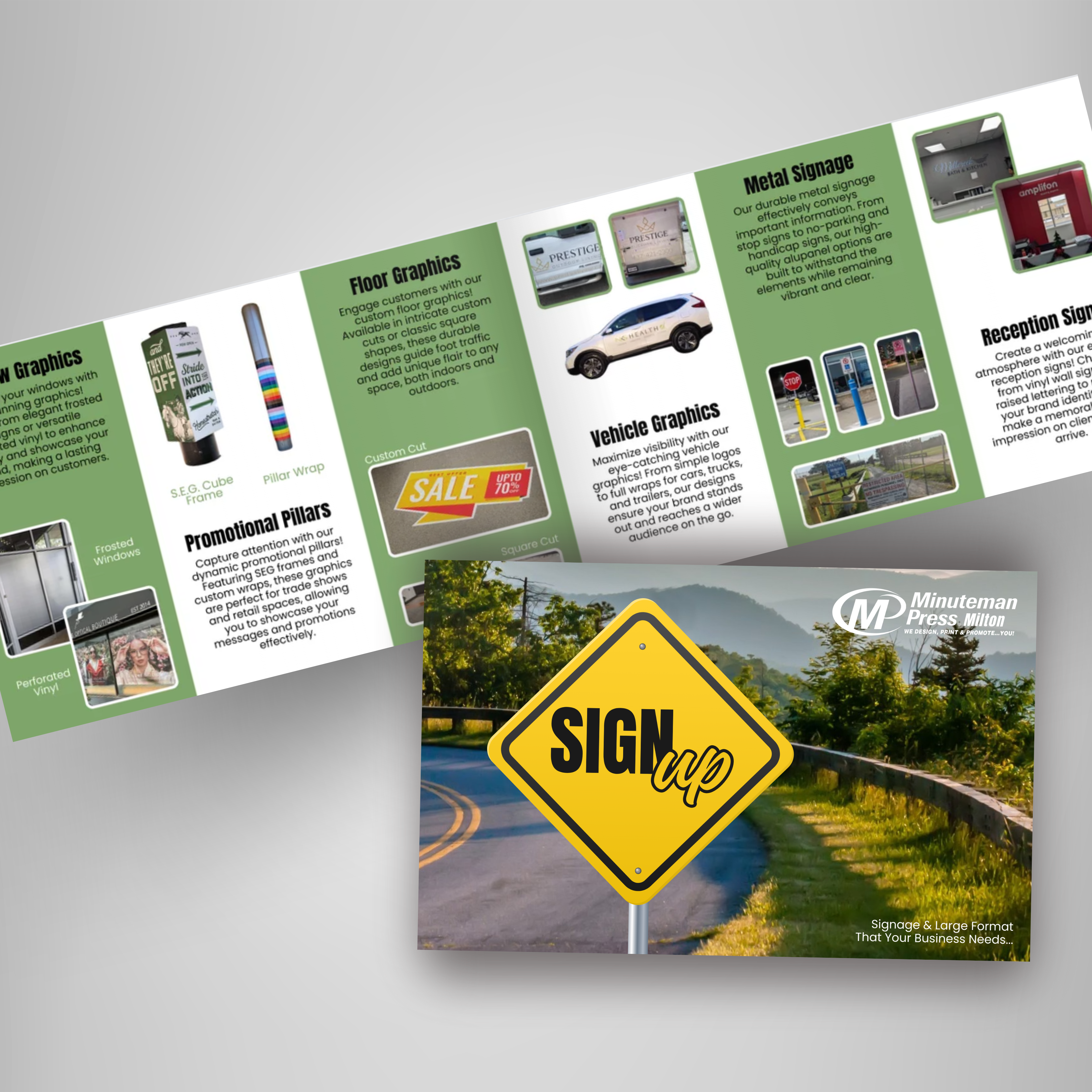Signage Folded Flyer