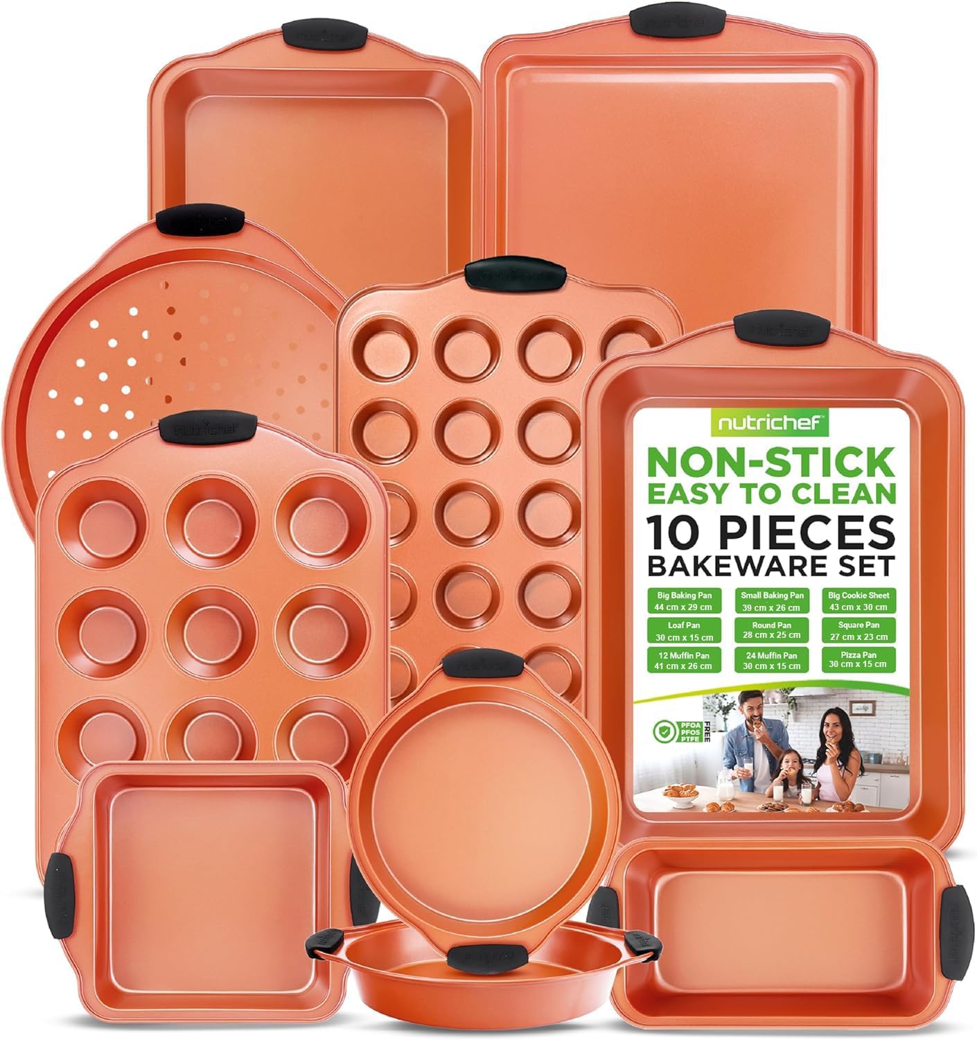 10-Piece Non-Stick Bakeware Set