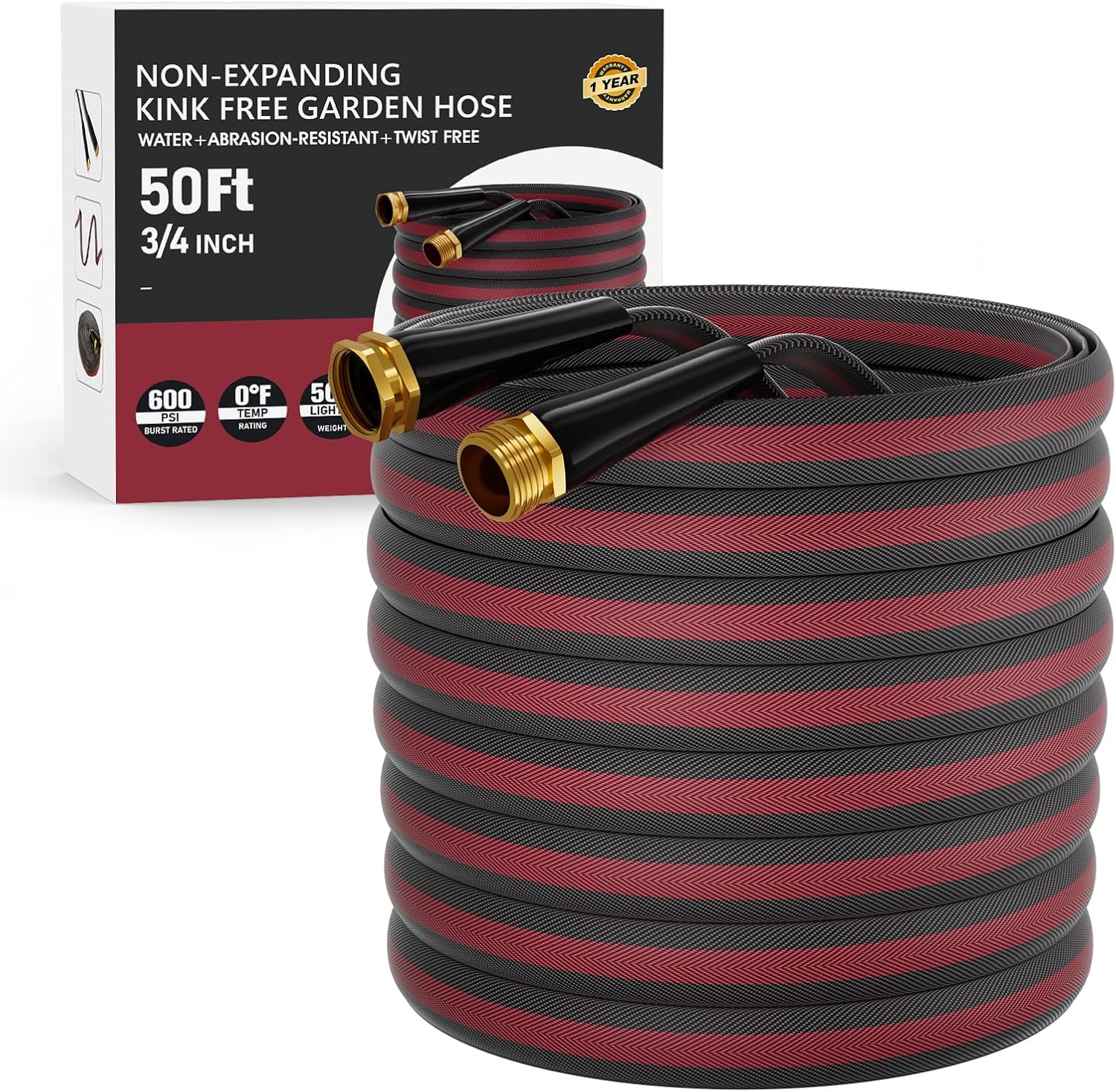 Non-Expanding Kink Free Garden Hose