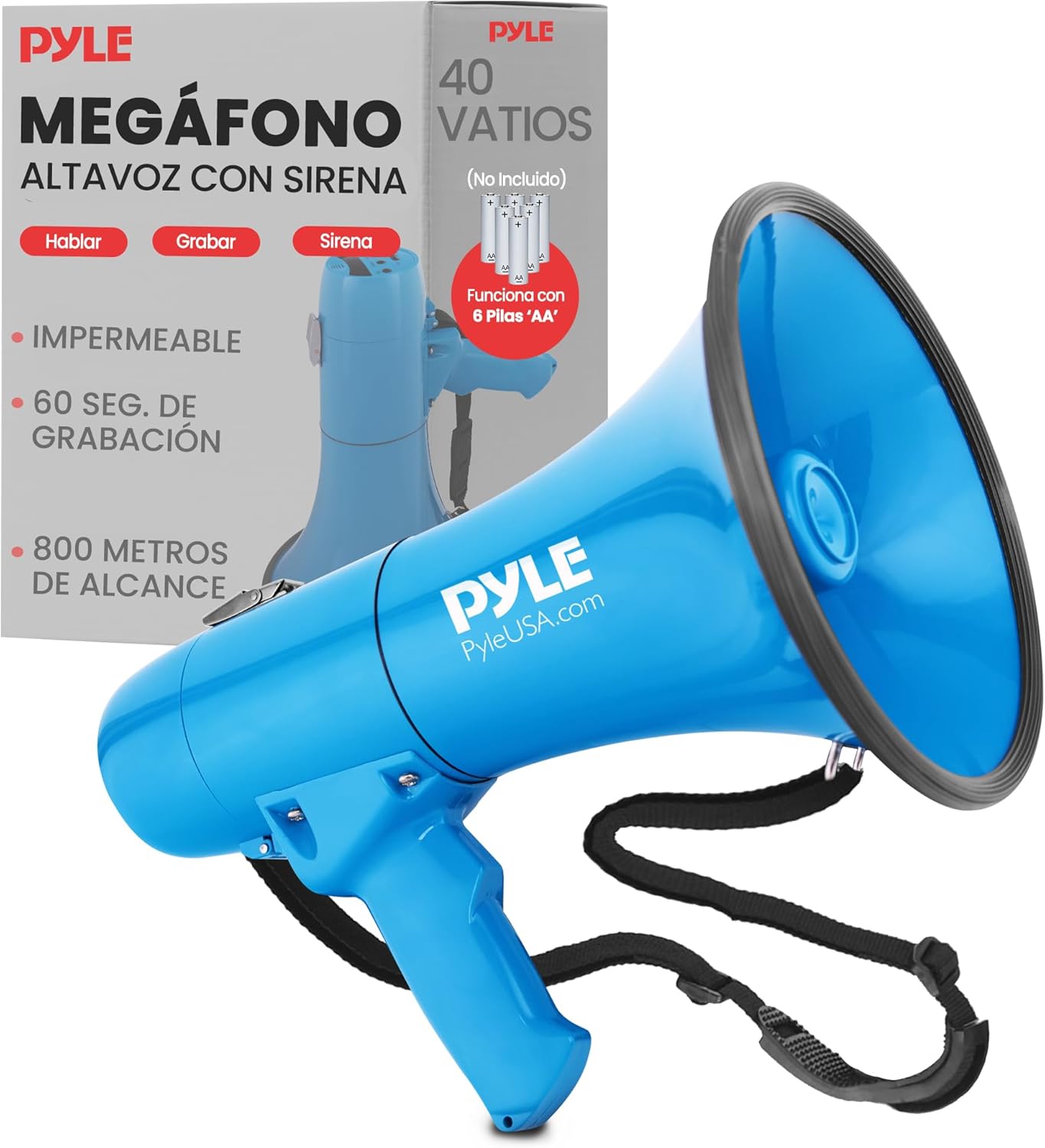 Pyle Megaphone Speaker with Siren