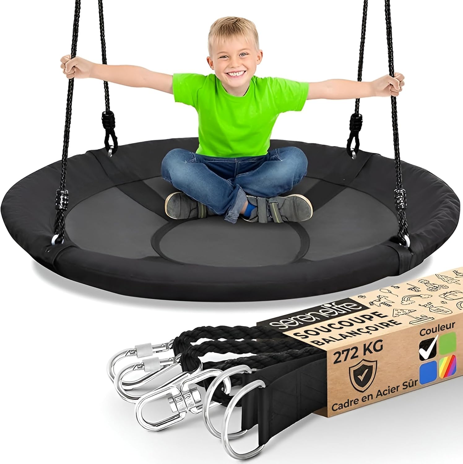 Round Saucer Tree Swing