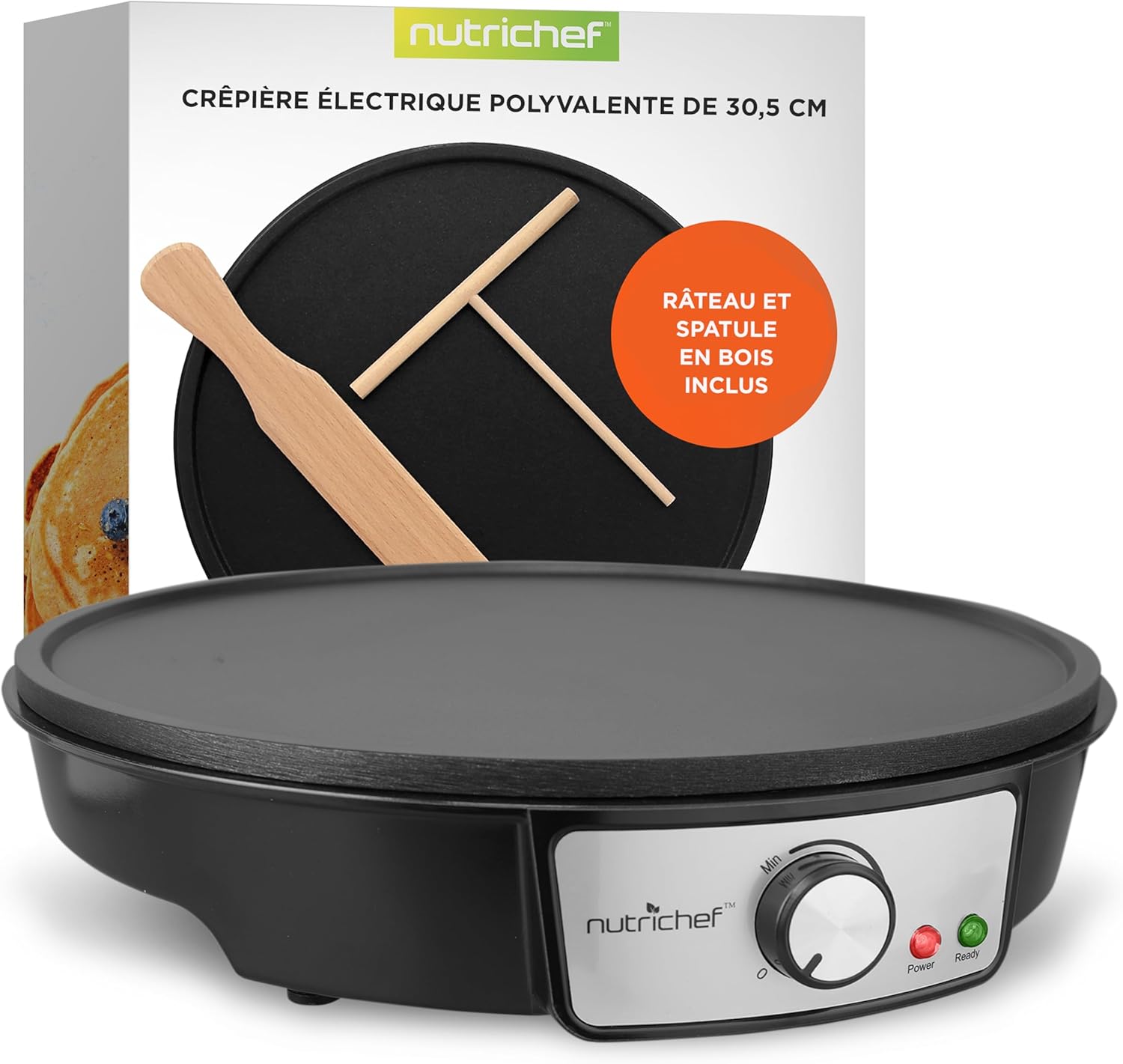 NutriChef Electric Crepe Maker