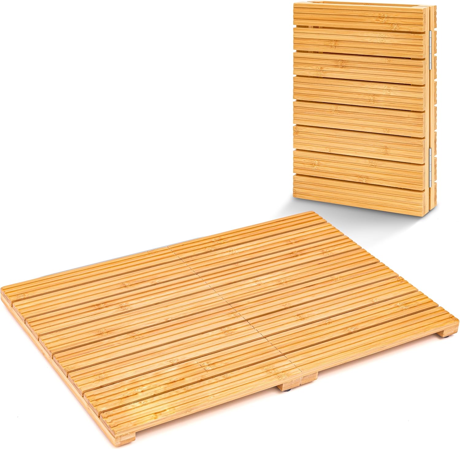 Foldable Bamboo Bath Mat