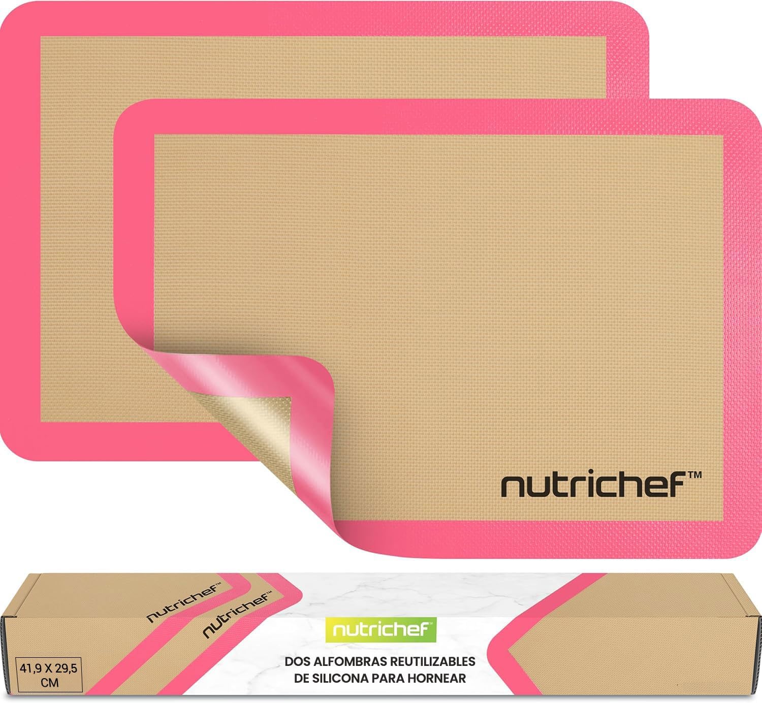 Nutrichef Silicone Baking Mat Set