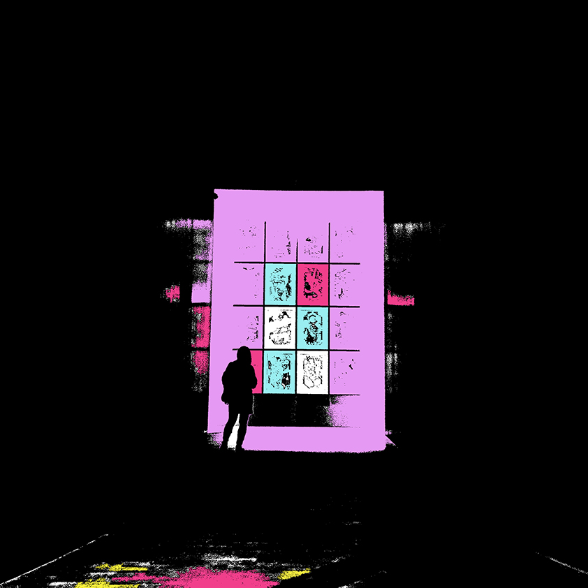 Figure in Silhouette 02