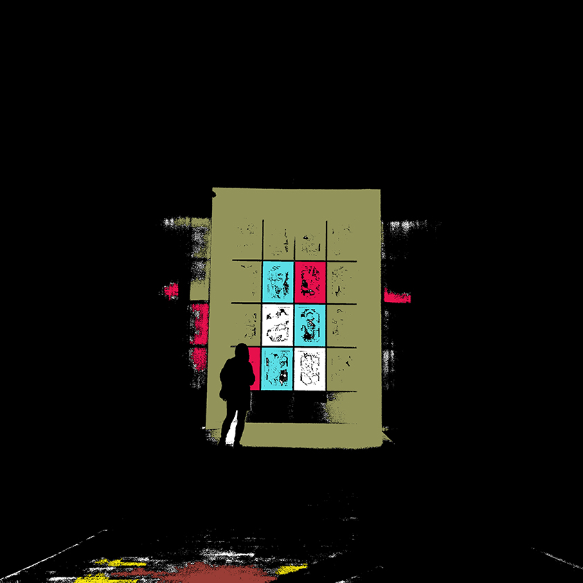 Figure in Silhouette 03