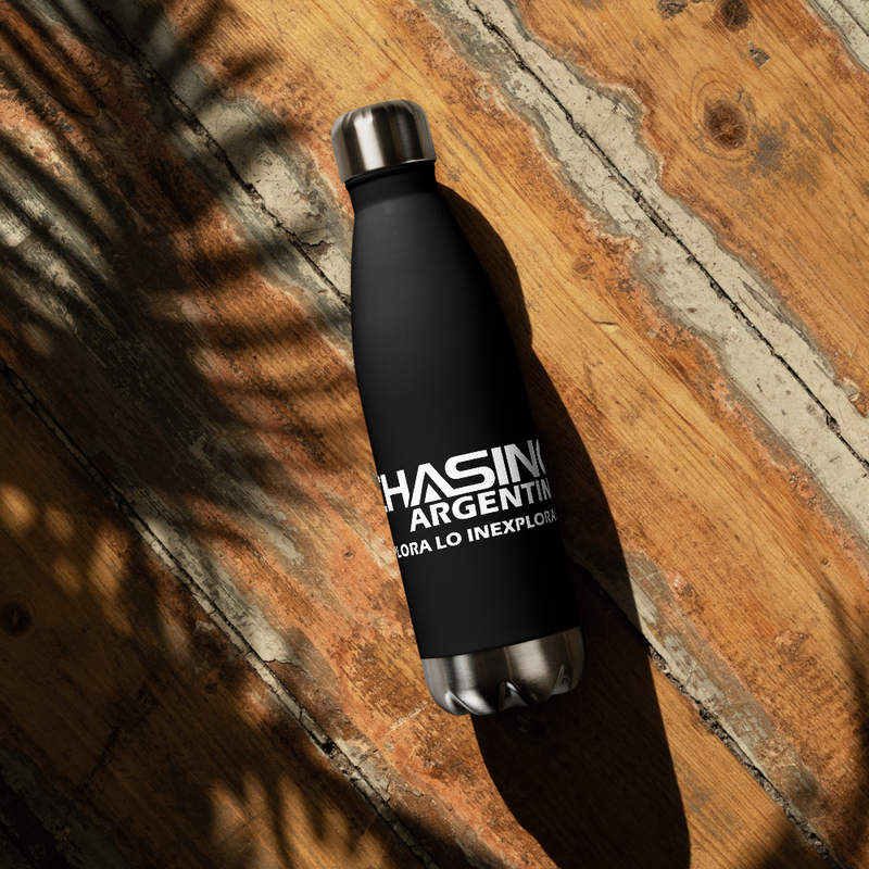Botella de agua de acero inoxidable Negra