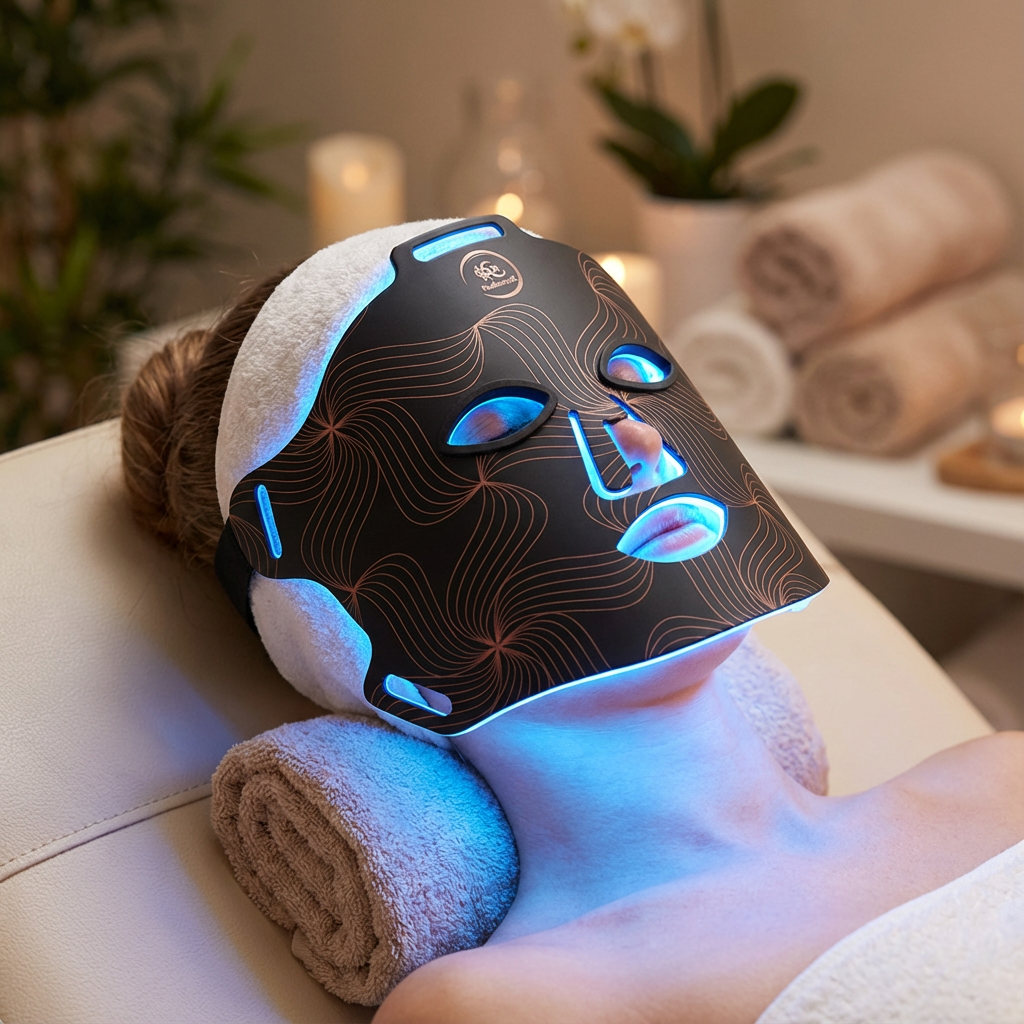 LED Light Therapy Mask (Face Only) Designer White