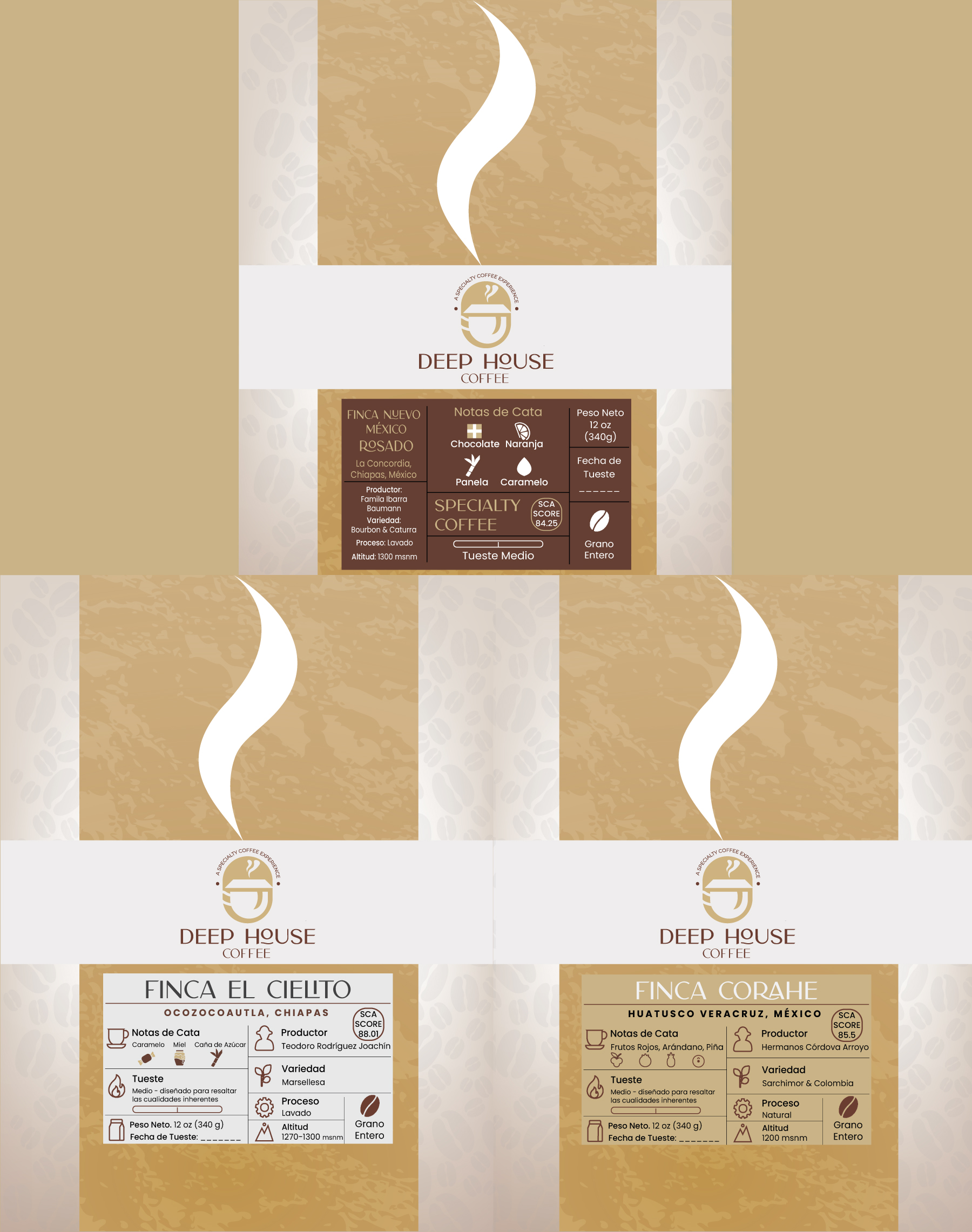 Soul Bundle: Rosado, Cielito y Corahe