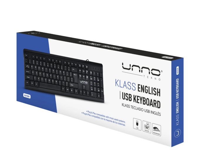 Wireless klass Unno Tekno keyboard + mouse kB6476 BIC 