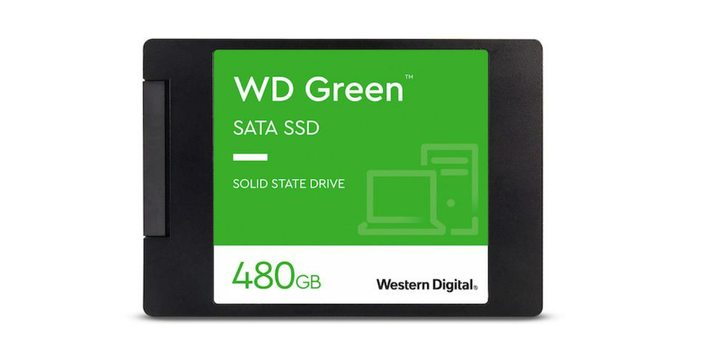 Western Digital Green - 480GB SATA IlI 6Gb/s 3D TLC NAND Flash SLC Cache 2.5" 7mm Solid State Drive WDS480G3G0A