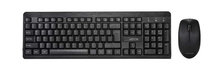 Wireless klass Unno Tekno keyboard + mouse kB6476 BIC 