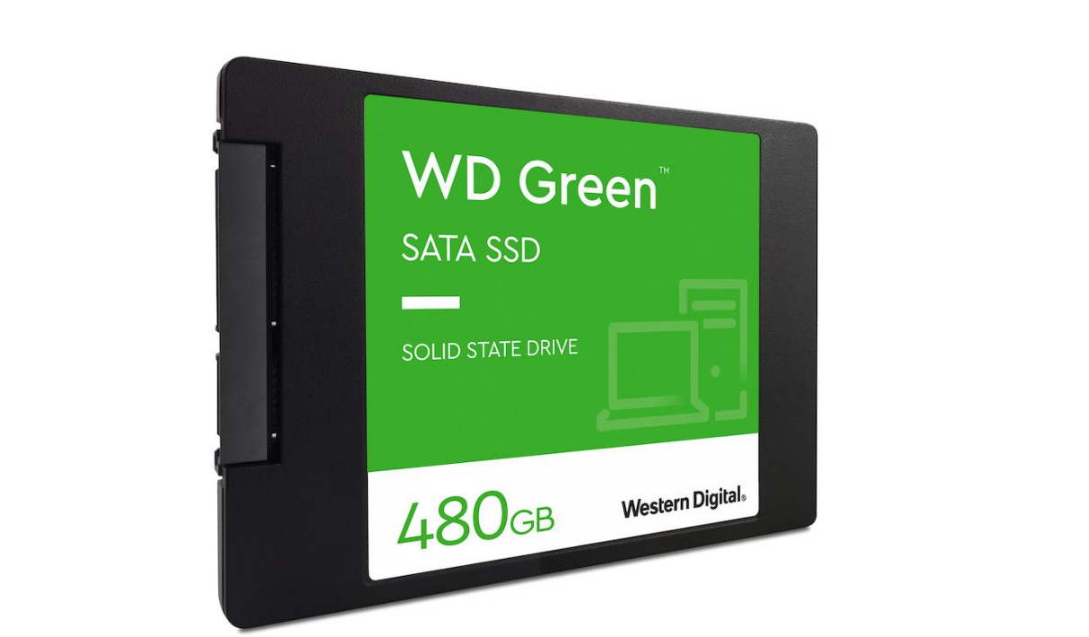 Western Digital Green - 480GB SATA IlI 6Gb/s 3D TLC NAND Flash SLC Cache 2.5" 7mm Solid State Drive WDS480G3G0A