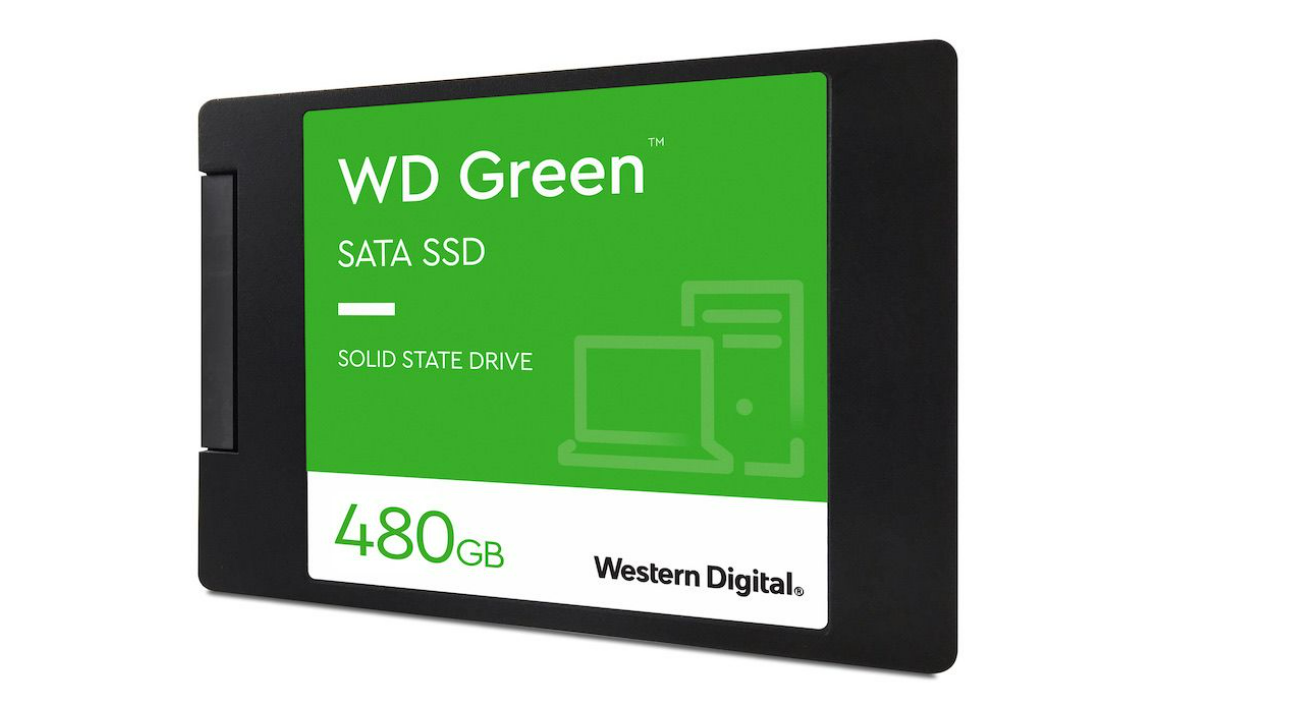 Western Digital Green - 480GB SATA IlI 6Gb/s 3D TLC NAND Flash SLC Cache 2.5" 7mm Solid State Drive WDS480G3G0A