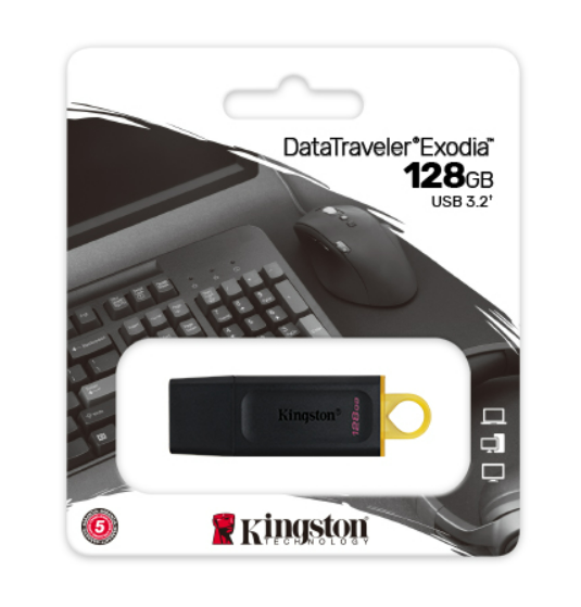 Kingston 128GB Flash Drive Data Traveler Exodia