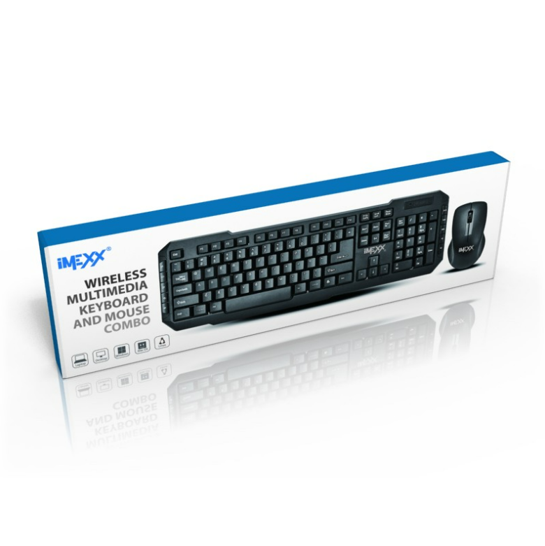 Imexx Wireless keyboard & Mouse combo 