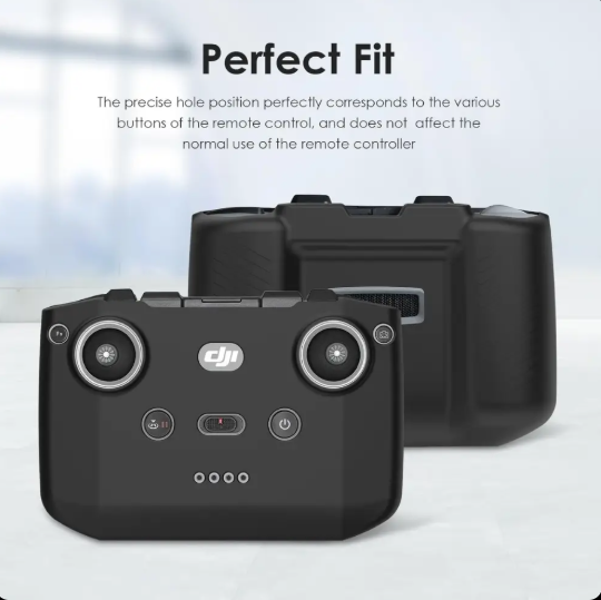 Coque de protection en silicone pour drone DJI RC-N1 - Anti-rayures - noire