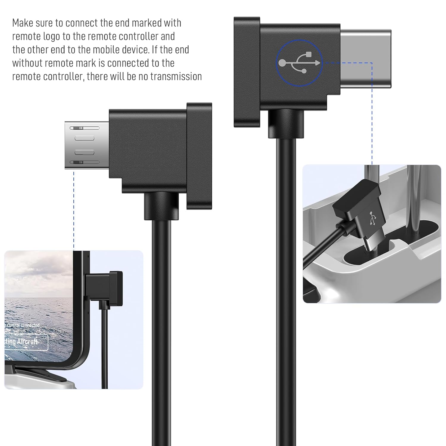 Cable type C vers android 