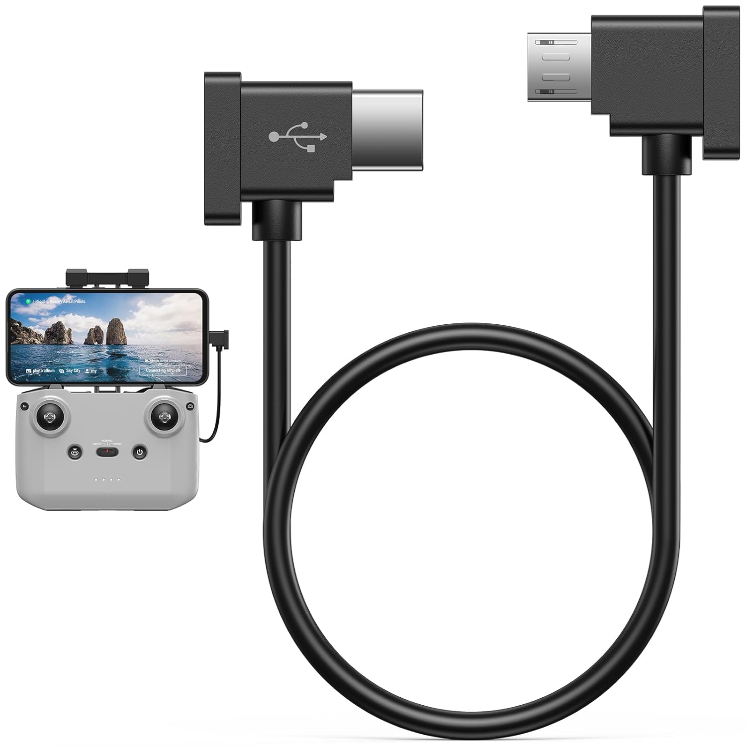 Cable type C vers android 