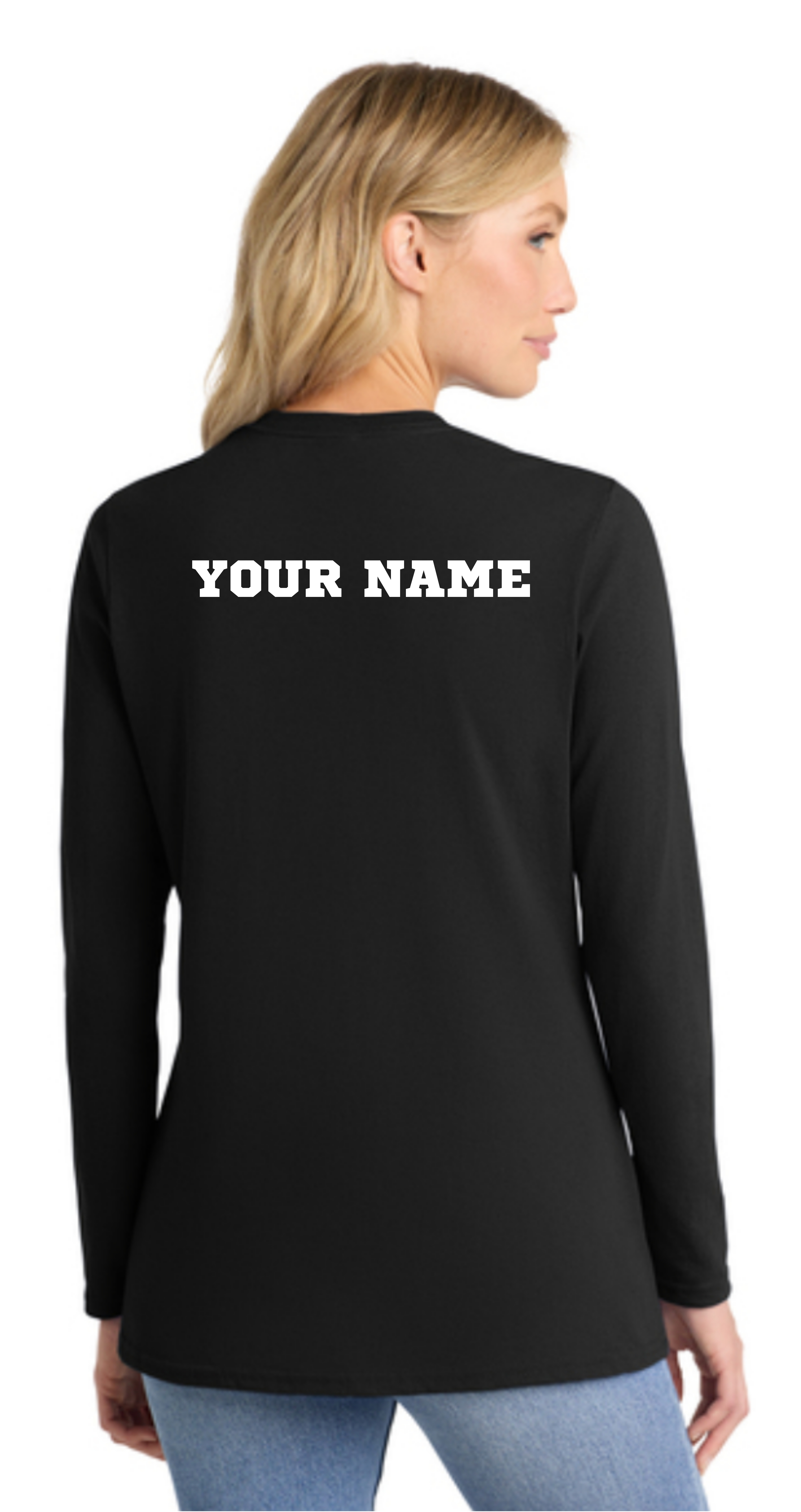 Personalized Ladies Long Sleeve Tee