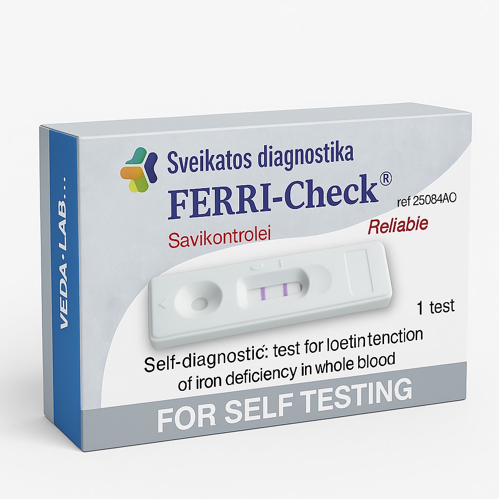 Geležies nustatymo testas FERRI-Check®