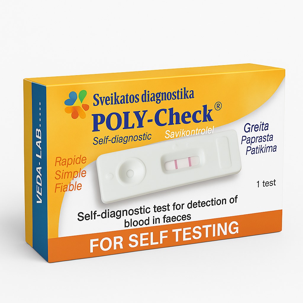 Slapto kraujo testas POLY-Check®