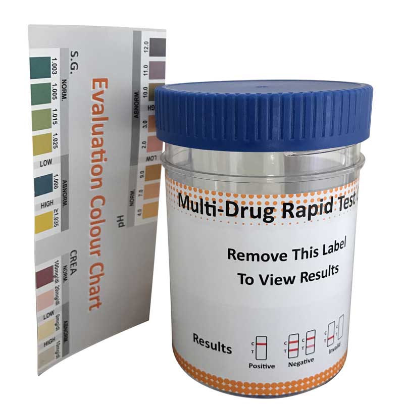 1-STEP Multi-Drug 10 narkotikų greitojo testo indelis su klastojimu ACRO, N1