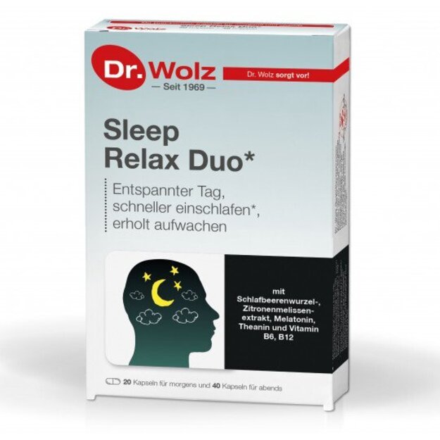 Dr. Wolz Sleep Relax Duo, kaps. N40+N20