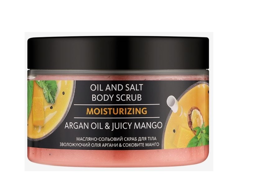 ENERGY OF VITAMINS Argano aliejaus ir sultingo mango kūno šveitiklis, 250 ml