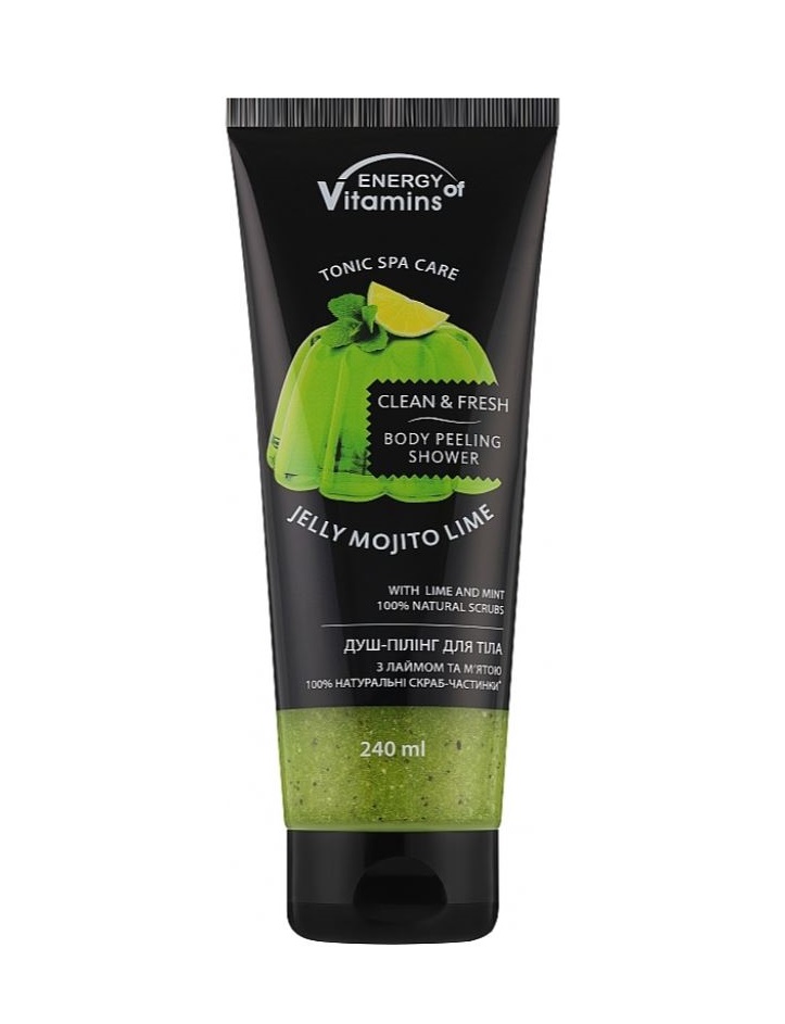 ENERGY OF VITAMINS Mojito ir laimo kūno šveitiklis, 240 ml