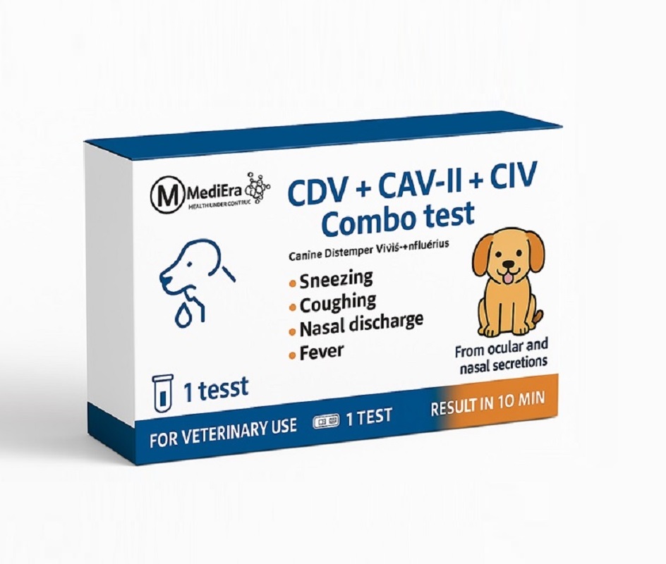 CDV + CAV-II + CIV Ag kombinuotas testas, N1
