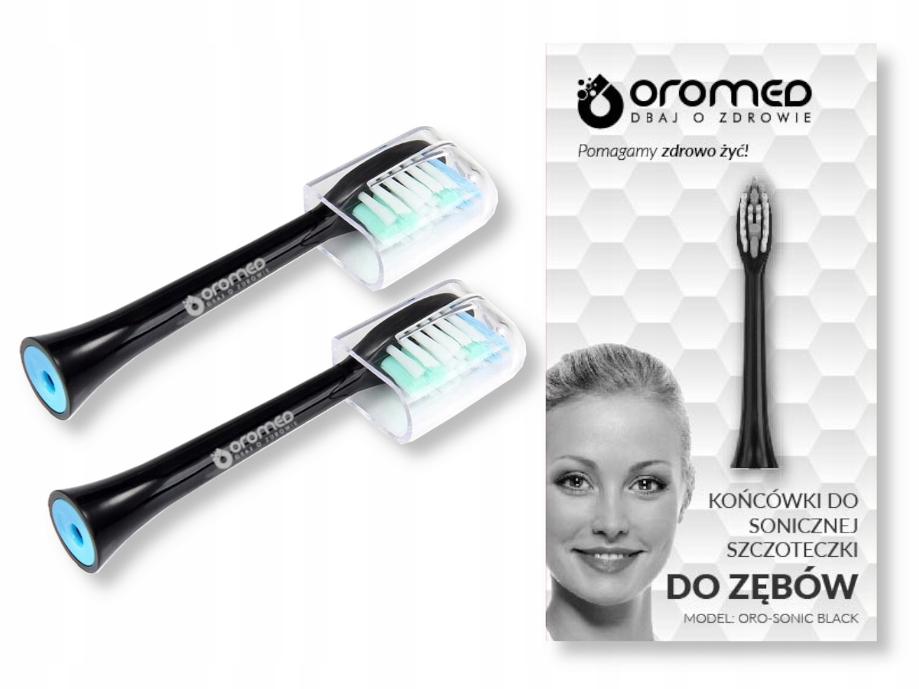 Antgaliai dantų šepetėliui ORO-SONIC, N2