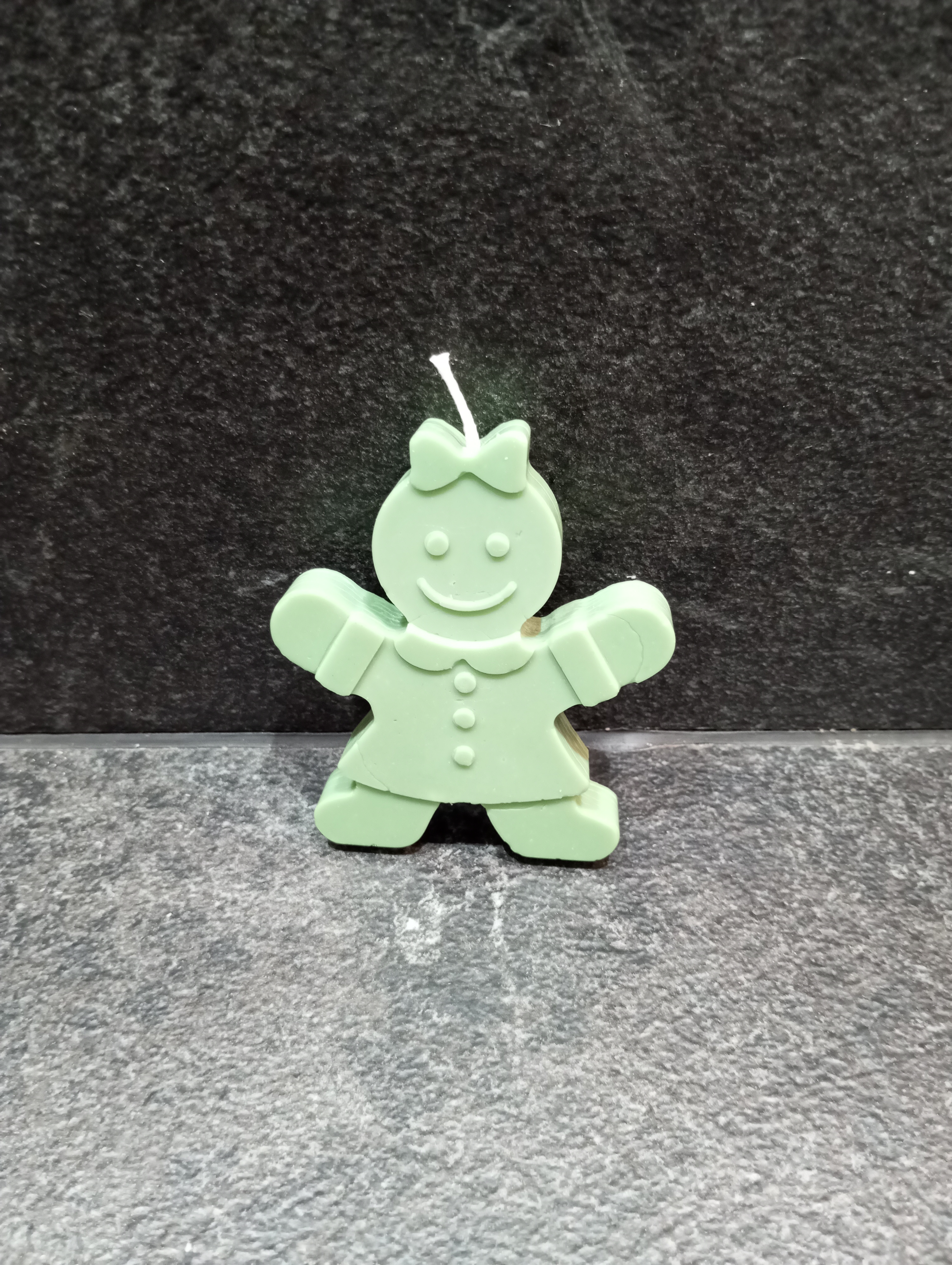 Bougie bonhomme pain d'épices