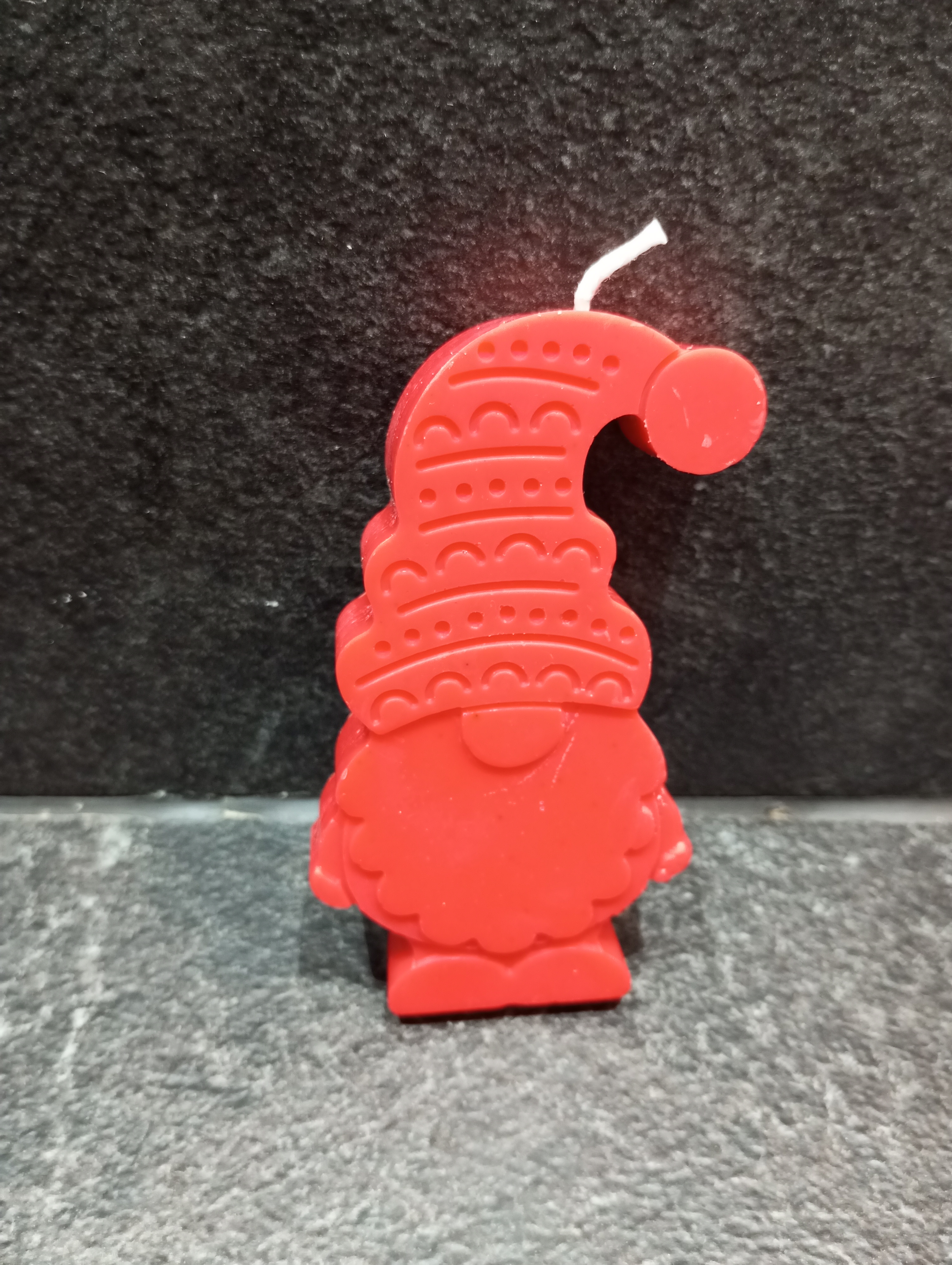 Bougie lutin rouge