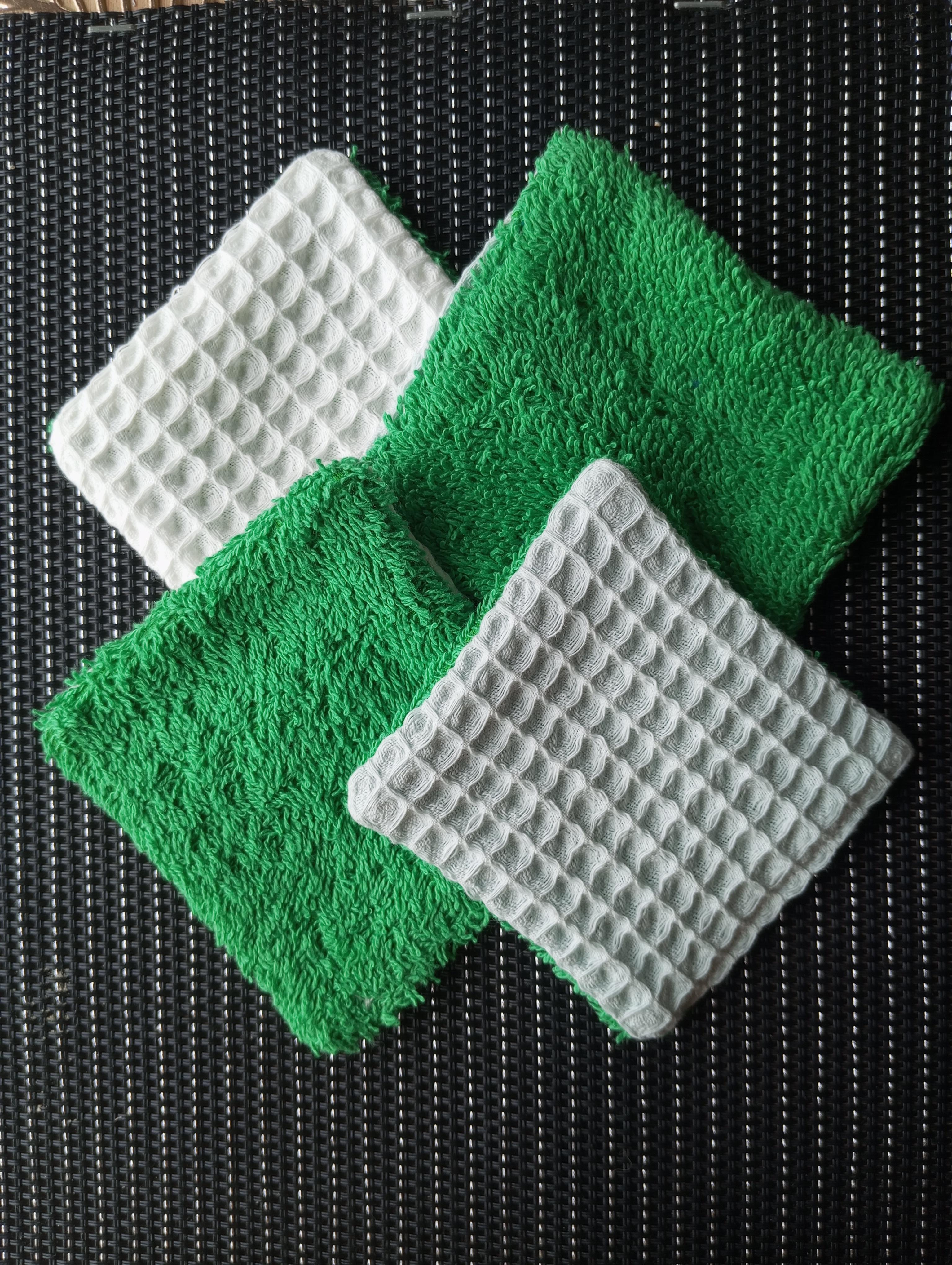 Lingettes réutilisables en coton