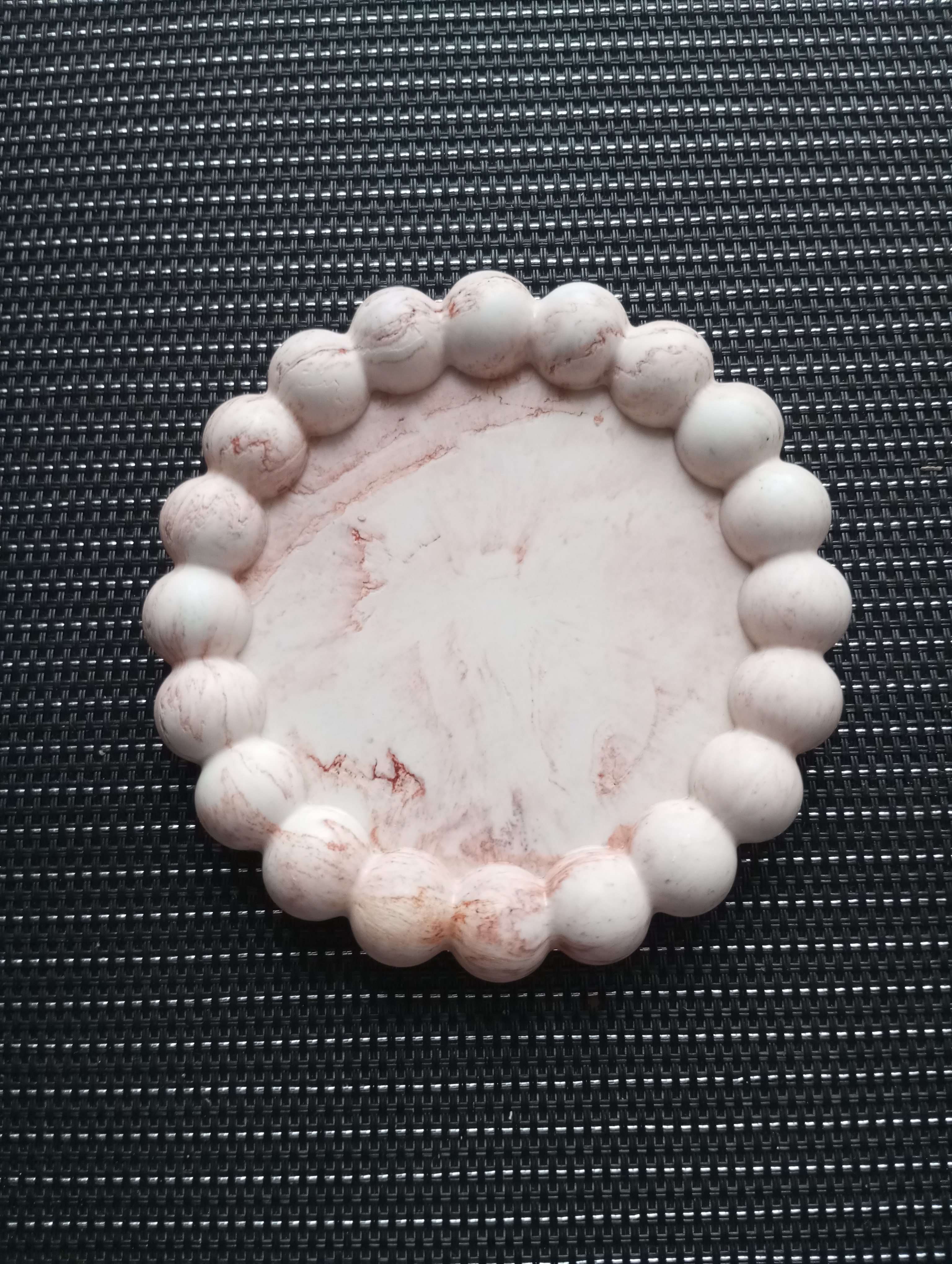 Mini plateau en jesmonite
