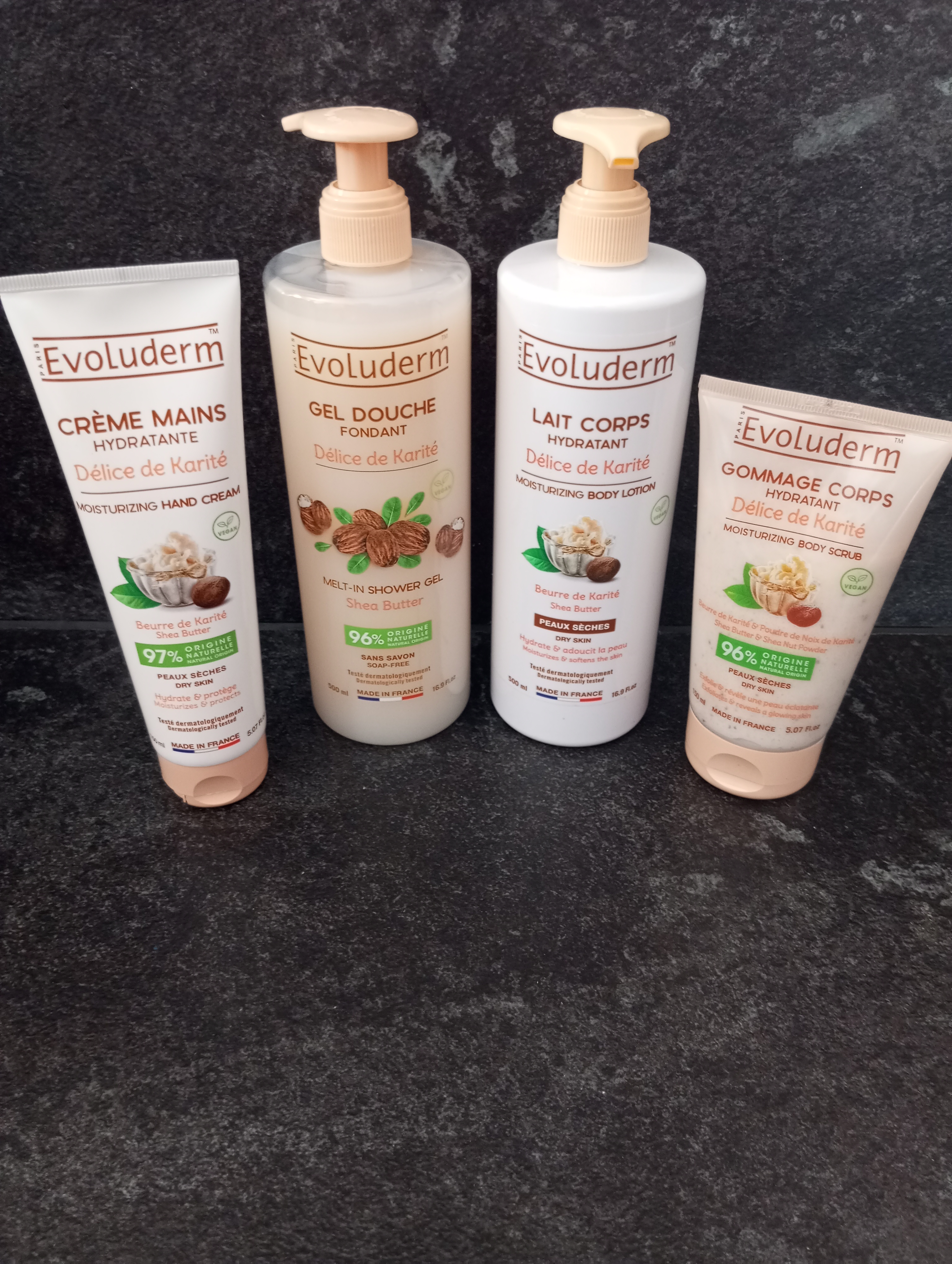 Coffret de soins corps Évoluderm Délice de Karité