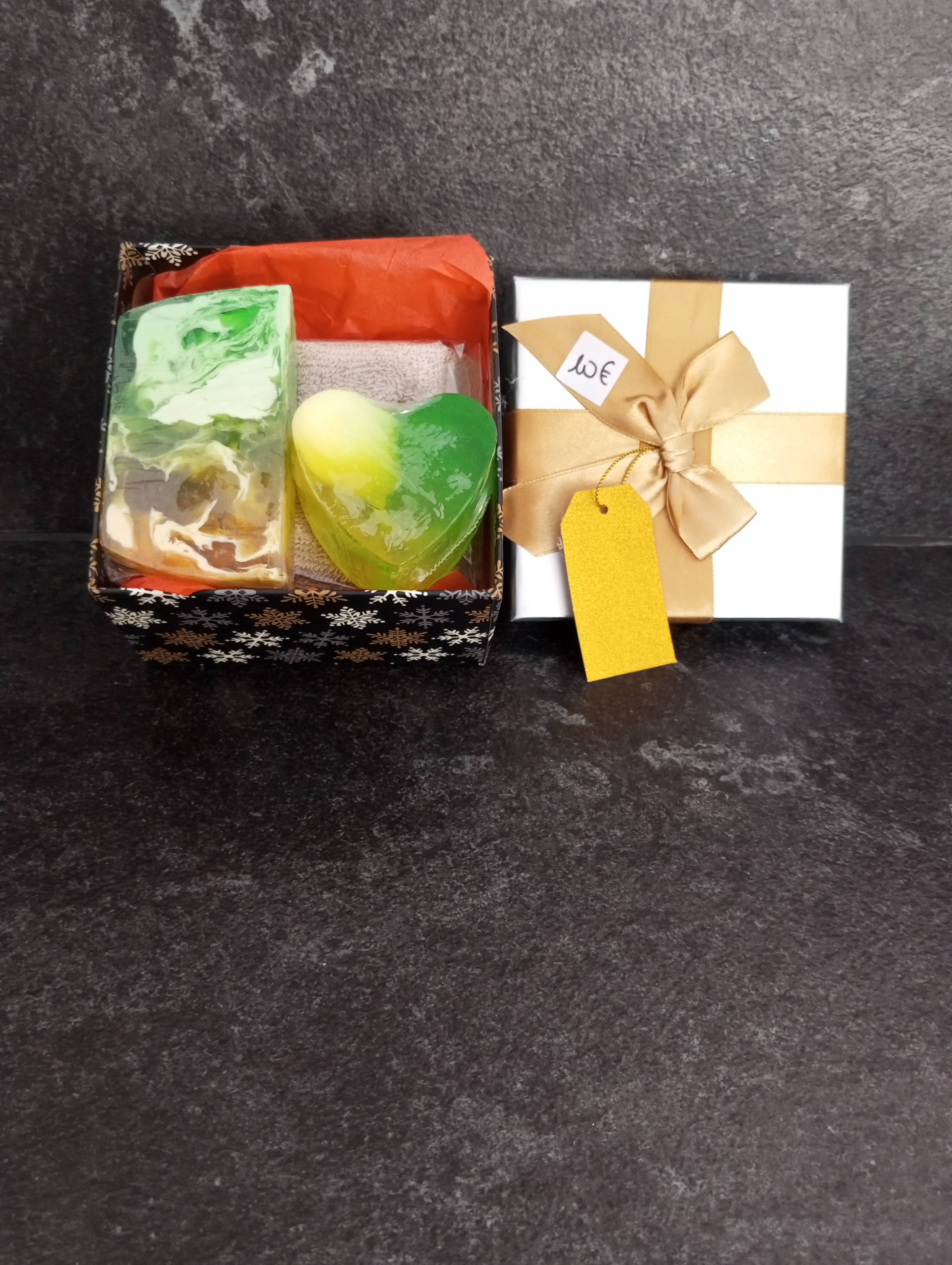 Coffret cadeau de savons