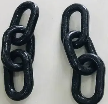 Heat-treated round link chains for coal preparation plants Boiler auxiliary chains