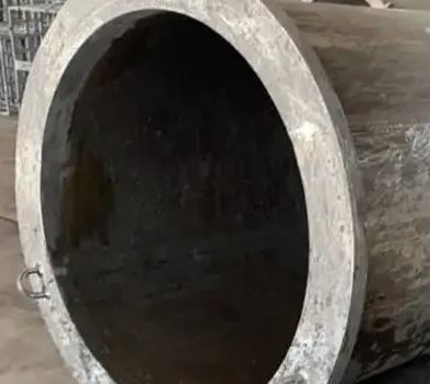 Aluminum melting crucible Wear-resistant steel castings have high corrosion resistance