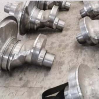 Crankshaft alloy steel castings heavy mining