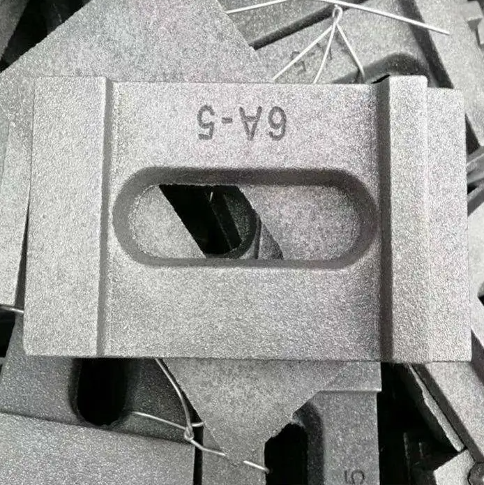 P50 track embedded ductile iron pressure plate