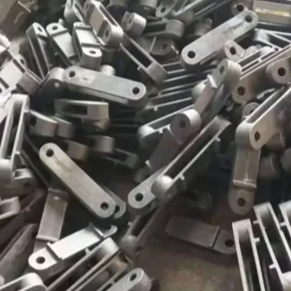 Boiler auxiliary machine parts factory plate chain slag remover slag machine parts cast steel chain link